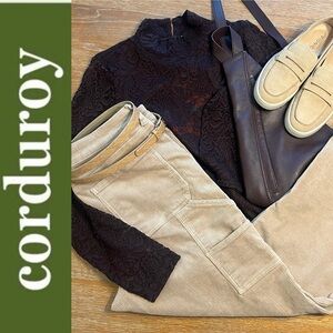 NWOT corduroy carpenter pants women’s